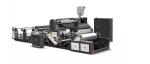 High Speed Press Fabric Laminating Machine , Extrusion Film Non Woven Cloth
