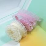 Seerucker ribbon customized logo and decorations for butterfly bows snow organza