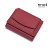 Buy cheap Small Wallet Women's Genuine Leather Japanese-style Cloth Rfid Coin Bag Wallet Women's Mini Wallet Short Purse from wholesalers