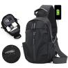 Buy cheap Backpack Usb Diagonal Bag, Nylon Waterproof Shoulder Bag, Chest Bag for Men Women Business Bag Outdoor Travel Bags from wholesalers