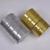 Buy cheap Gold Silver Ribbon Metal Shiny For Wedding Party Christmas Decoration Nylon Ribbon For Collar from wholesalers
