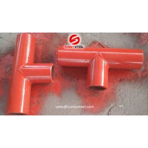 Buy cheap Ceramic lined composite pipe tee from wholesalers