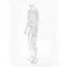 Buy cheap Hot sale plastic full body male Transparent headless mannequin for clothes display from wholesalers
