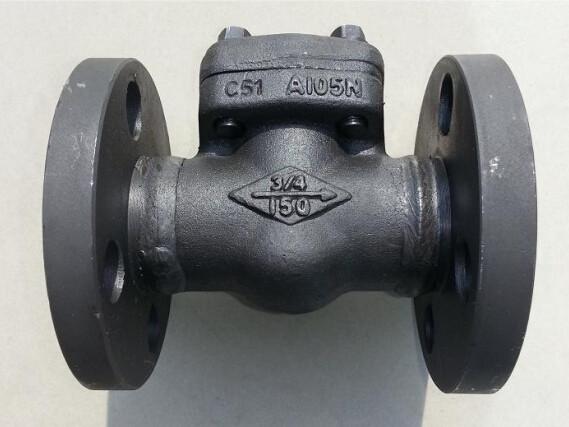 Buy cheap 1/2 inch - 2 inch Forged Steel Check Valve , Class 150 / 800 / 900 / 1500 from wholesalers