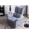 Buy cheap New Functional Electric Single-Seat Fabric Sofa Modern Minimalist Gray Rockable Function Reclining Chair from wholesalers