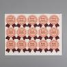Buy cheap Custom Words Print Label Sticker For Clothing from wholesalers