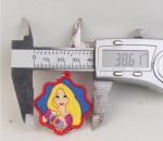 Ladies Pvc / Rubber / Silicone Rubber Keychain Easy To Take