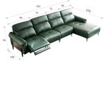 Minimalist Sofa Cowhide Functional Sofa Living Room Intelligent Italian