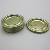 Buy cheap High Quality Tins With Screw On Lids , Wholesale 200# Tinplate Easy Open Lid product