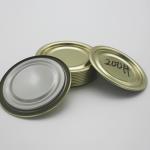Aluminum Large Metal Can With Lid , Food Grade 200# Tinplate Tin End