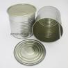Buy cheap Various Food Grade Metal Round Food Packaging Empty Tinplate Cans from wholesalers