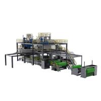 Buy cheap PLA/Pet China Fully Automatic Non Woven Fabric Making Machine Equipment Device product