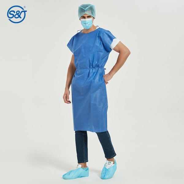 Buy cheap Waterproof Dustproof Sterile Disposable Surgical Gown Anti-Static Medical Isolation Clothing from wholesalers
