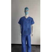 Buy cheap Breathable 3 Layer Nurse Scrub Suit SMS Hospital OT Scrub Suit product