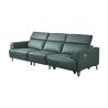 Buy cheap New Italian Style First Layer Cowhide Functional Modern Minimalist Manual Headrest Metal High Leg Leather Sofa from wholesalers