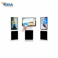 Buy cheap Aluminum Frame Floor Stand Digital Signage Monitor Window 55 Inch Touch Screen product