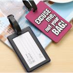 Wholesale Personalized Soft Rubber PVC Custom Luggage Tag with your any logo and