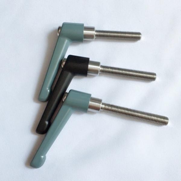 Zinc Aloloy Adjustable Clamp Lever Handles , Industrial Metal Clamping Lever
