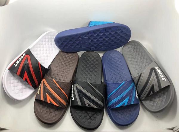 Buy cheap Mens Slide Slipper - Non-Slip House Slippers for Indoor and Outdoor Use - Waterproof, Quick-Drying Sandals for Pool, Shower - St from wholesalers
