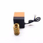 Durable AC220V Brass Water Valve , Automatic Electronic Motorized Ball Valve