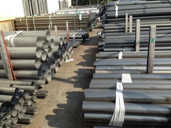 Buy cheap DIN 17457 / JIS G3468 Welded Stainless Steel Pipe Cold Rolled 316L Grade from wholesalers