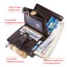 Buy cheap Wallet Rfid Anti-theft Brush Zipper Buckle Multi-card First Layer Cowhide Leather Men's Wallet from wholesalers