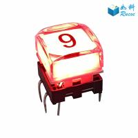 Buy cheap Control Broadcast Panel illuminated LED Color Button product