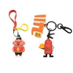 Professional factories Custom Rubber 3d cartoon keychain Anime Characters PVC