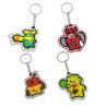 Buy cheap Professional factories Custom Rubber 3d cartoon keychain Anime Characters PVC keychains with logo from wholesalers