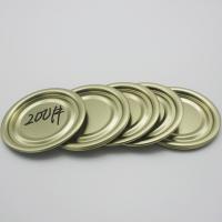 Buy cheap Aluminum Large Metal Can With Lid , Food Grade 200# Tinplate Tin End product