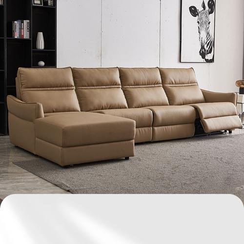 Buy cheap Multifunctional Sofa Modern Minimalist Nordic Living Room Combination Leather Electric Sofa from wholesalers