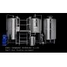 Buy cheap Stainless Steel 316L Small Beer Production Line Pub 1000L Beer Brewing Equipment from wholesalers