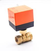 Buy cheap Durable AC220V Brass Water Valve , Automatic Electronic Motorized Ball Valve product