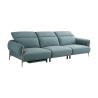 Buy cheap Modern Minimalist Leather Lift-Type Multifunctional Sofa Three Living Room Furniture Day-Bed Sofa Combination from wholesalers