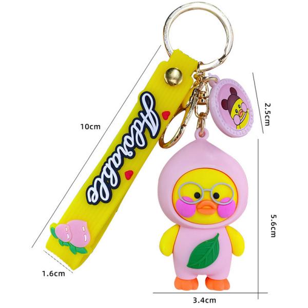 Buy cheap 2021 Professional Factory Funny chick 3D PVC custom keychain from wholesalers