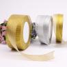 Buy cheap 2020 new arrival PET material gold green belt Roll packing Silver belt glitter ribbon from wholesalers
