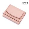 Buy cheap Small Wallet Women's Genuine Leather Japanese-style Cloth Rfid Coin Bag Wallet Women's Mini Wallet Short Purse from wholesalers
