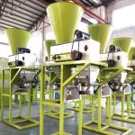 High speed single and double stainless steel 50kg feed bagging automatic pounch