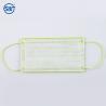 Buy cheap Disposable Medical / Surgical Face Mask Respirator Fresh Green Cotton Ear Loops 4-ply Fully Colore Hospital Dental Daily Use from wholesalers