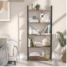 Buy cheap 5 Tier Bookshelf, Industrial Tall Living Room Book Shelf Storage Organizer, Metal Wood Modern Simple Display Shelf from wholesalers