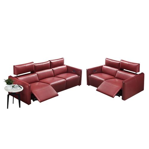 Buy cheap Space Capsule Italian Minimalist Leather Functional Sofa Corner Living Room Electric Sofa Combination from wholesalers