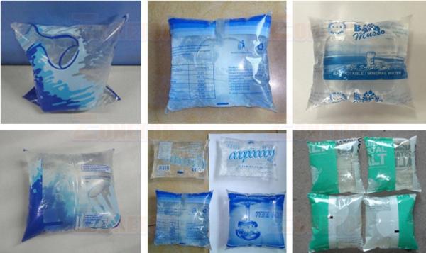 500ml Water Pouch Packing Machine 2000 BPH Plastic Water Bag Filling Sealing