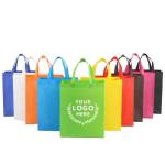 PLA Compostable Non Woven Fabric Shopping Bags Custom Designed For Grocery
