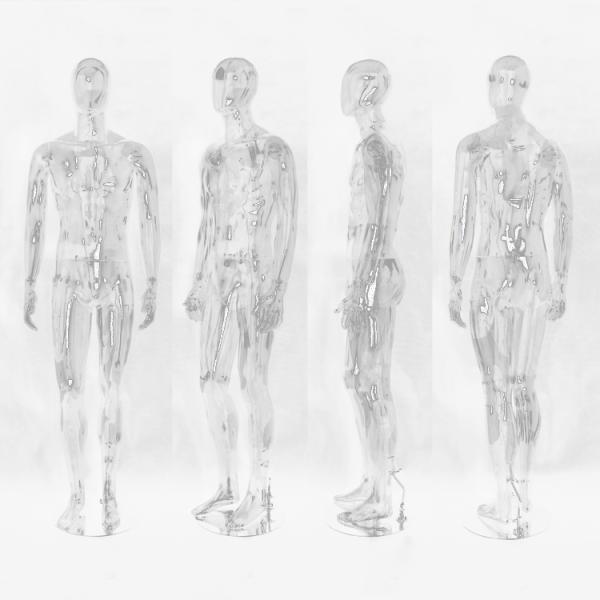 Buy cheap Fashion Mannequin Body Stand , Full Body Transparent Male Mannequin from wholesalers