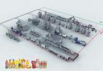 Juice Water Sachet Filling Machine Screw Cap Automatic Sealing Machine For