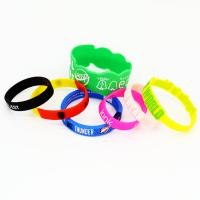 Buy cheap A Grade Quality Guaranteed Personalized Wristbands Silicone Rubber Band product