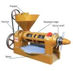 Carbon steel 3-4tons per 24hours soybean palm oil plant screw oil press machine