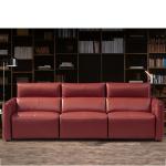 Space Capsule Italian Minimalist Leather Functional Sofa Corner Living Room