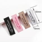 Wholesale private woven garment label clothing label tag