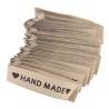 Buy cheap High quality cloth brand label clothing line label gold metallic woven label from wholesalers